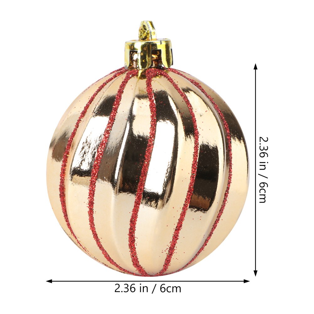 20 stuks kerstballen in doos, kerstboomhangers, hangende kerstballen, kerstfeestballen (zilver-pi