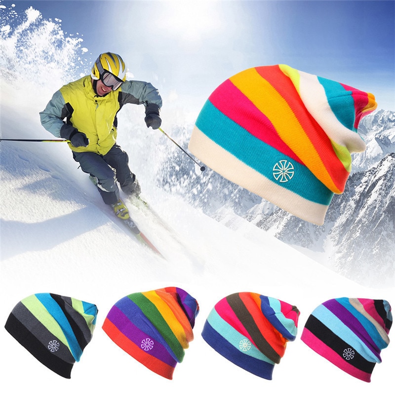 Snowboard vinter ski skullies mössor hattar mössor stickat huvud varmt för män kvinna gorros de lana