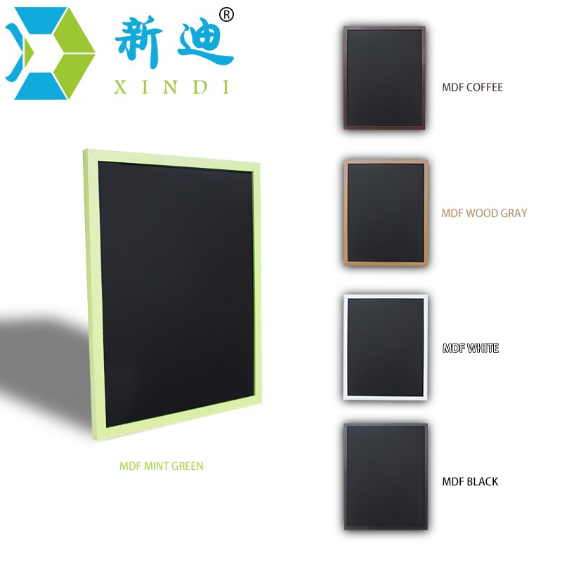 Xindi 20*30cm tør sletning tavle magnetisk træ tavle tegning besked bullentin balck bord  a4 størrelse hjem kridttavle