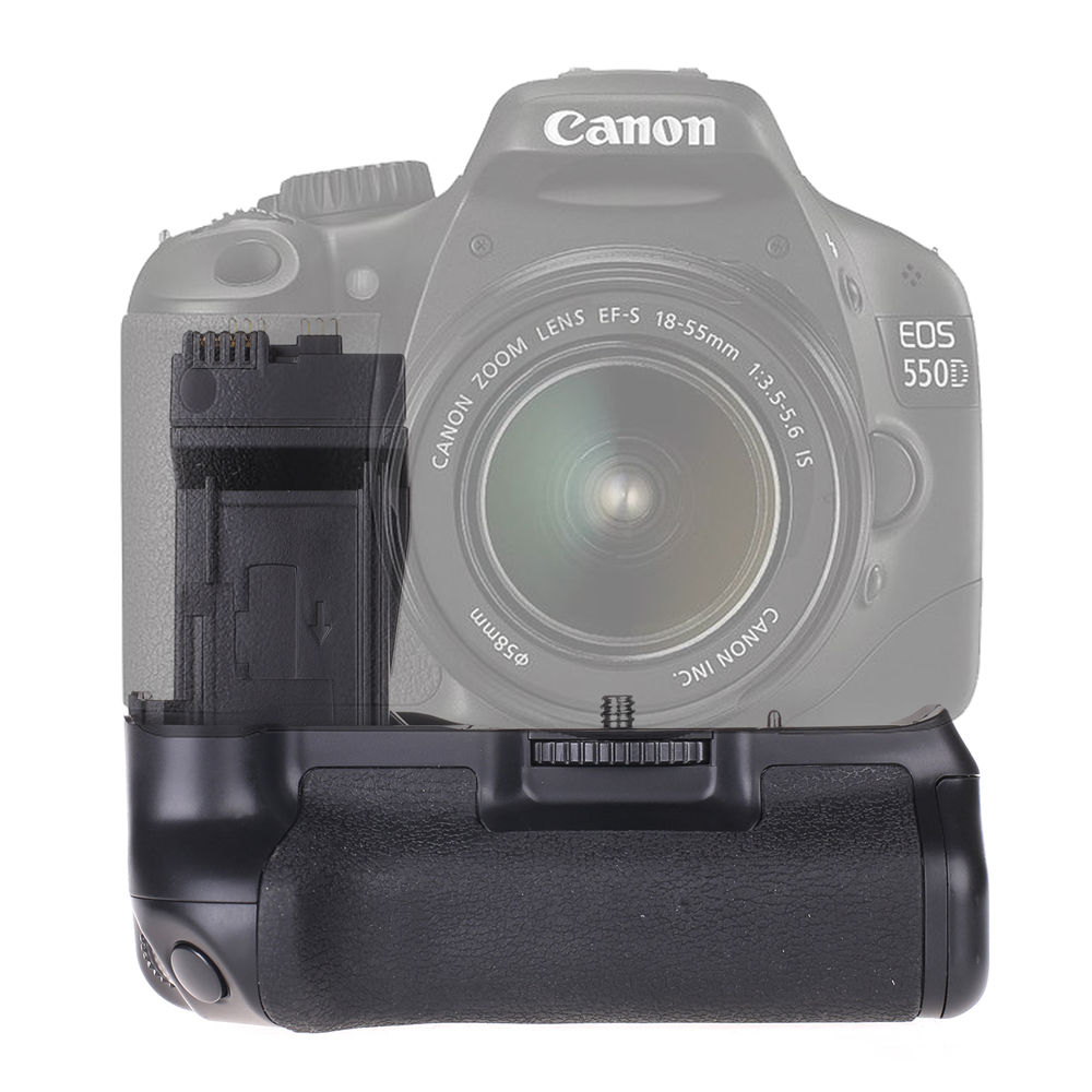 Battery Grip Holder for Canon 550D 600D 650D 700D Rebel T2i T3i T4i T5i Camera