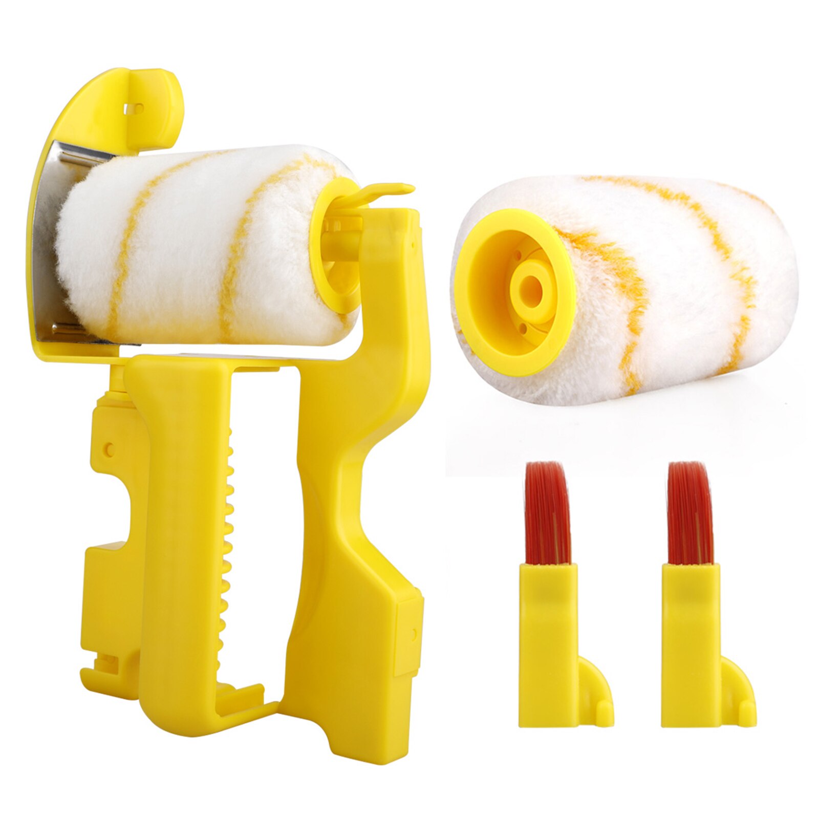 Clean-Cut Verf Edger Roller Borstel Multifunctionele Roller Kwast Clean-Cut Verf Edger Muur Schilderen Roller Borstel set