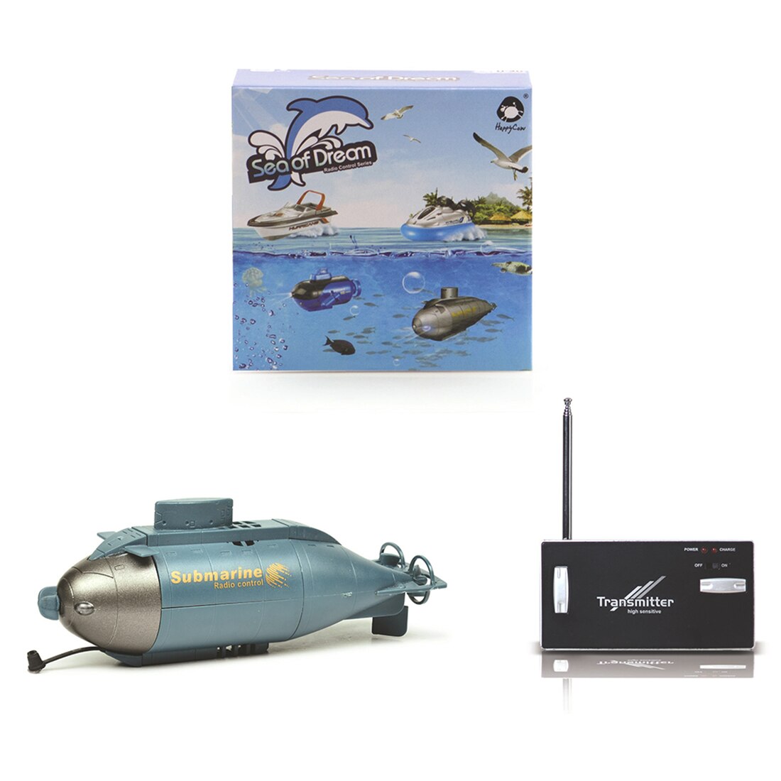 6 kanalen Draadloze RC Boot Mini RC Boot Model RC Oplaadbare Submarine Duiken Elektrische Speelgoed voor Kid Outdoor