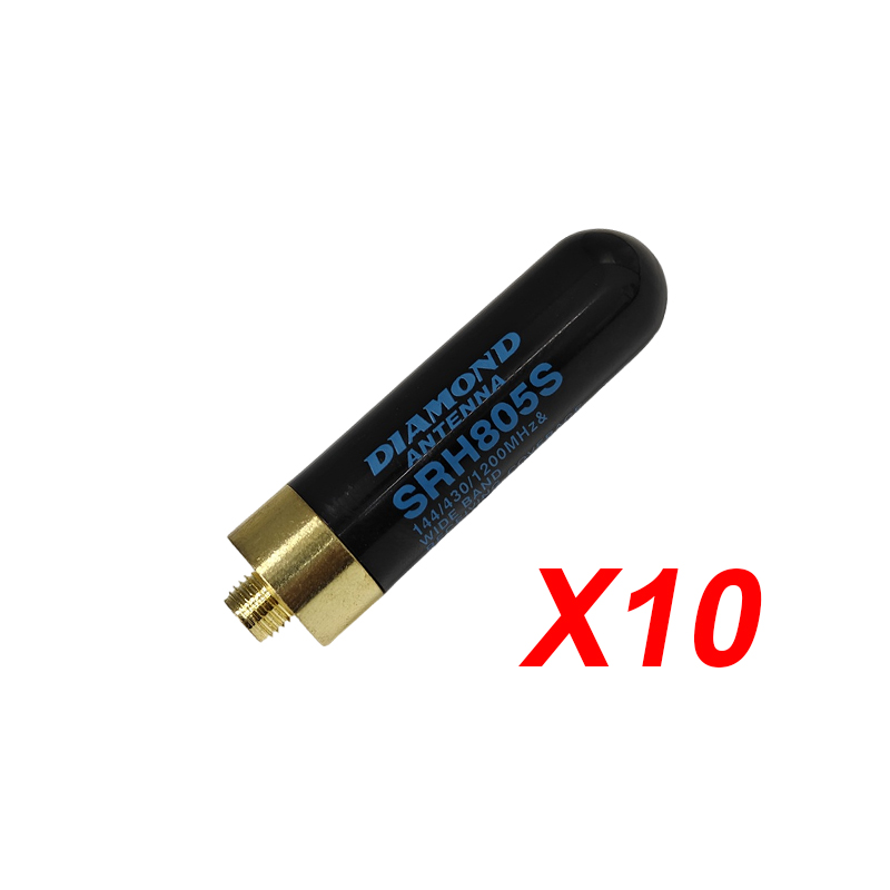 High Gain Dual Band Mini Antenna UHF VHF SRH805S SMA Female Antenna For Baofeng Walkie Talkie UV-5R 888S UV-82 Radio Accessories: green