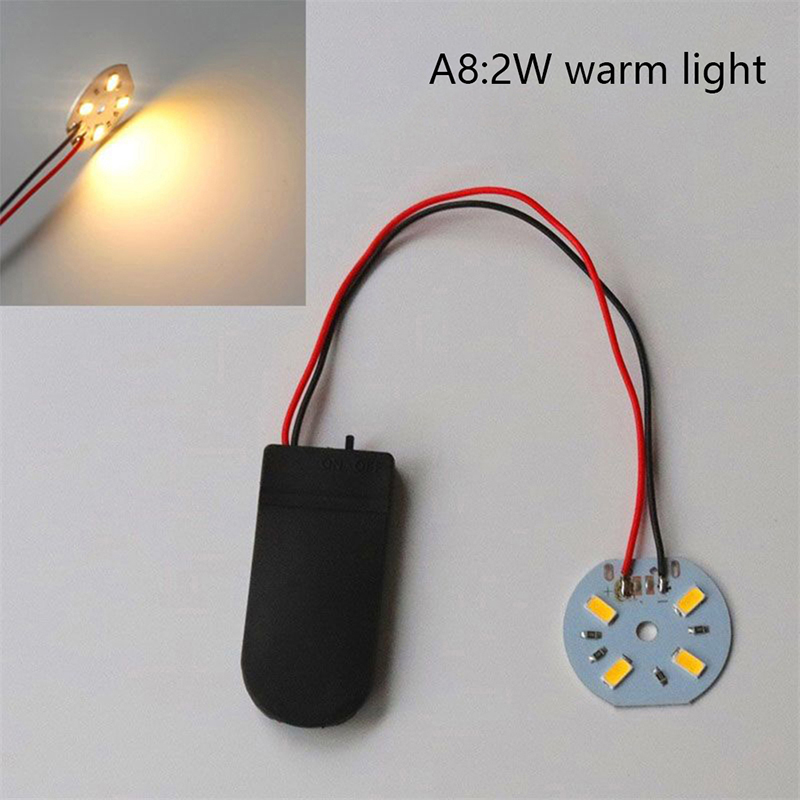 DIY Modell machen leuchtende Materialien Miniatur kleine Glühbirne Innen haus Szene Layout Knopf Lampe Perle Diorama Zubehör 1pc: Rosa