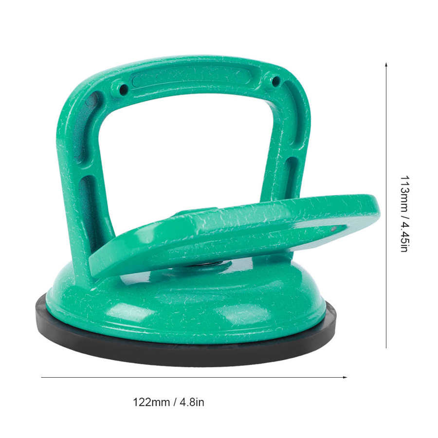 Permanent Magnet Lifter Magnetic Glass Lifter Suction Puller Moving Tool Aluminum Alloy + Rubber Green Standard