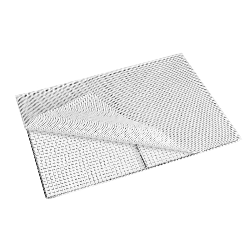 10Pcs Premium Non-Stick Siliconen Dehydrator Lakens Voor Fruit Droger Mesh 37X29 Cm