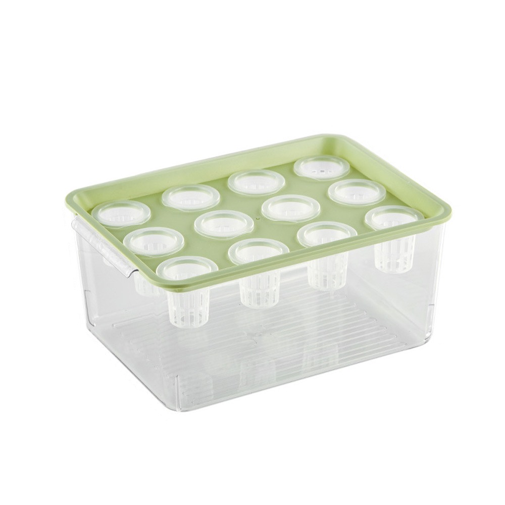 Transparent Hydroponic Grow Fish Tank Self-Cleaning Healthy Environment Planting Container Soilless Cultivation: Blue