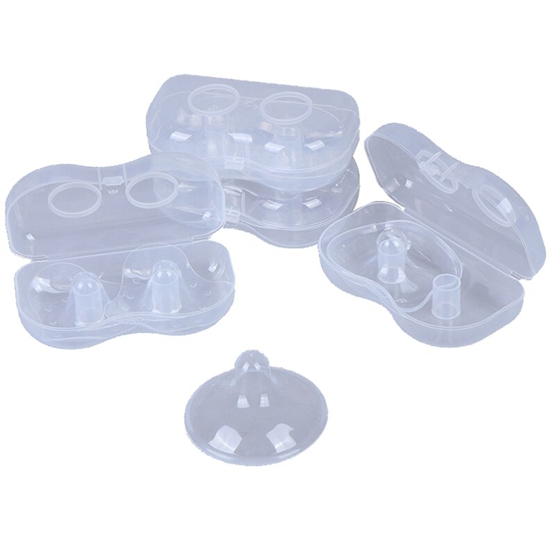 2 unids/set pezón de silicona protectores de las madres lactantes protectores de pezón protección cubierta de lactancia materna madre leche pezón de silicona