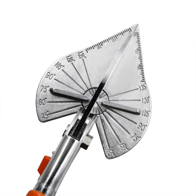 Non-slip Multi Angle Shear Cutter Shear Hand Tool Cuts 45-135 Degree Miter Snips Gasket Trim Shears Scissors for Cutting
