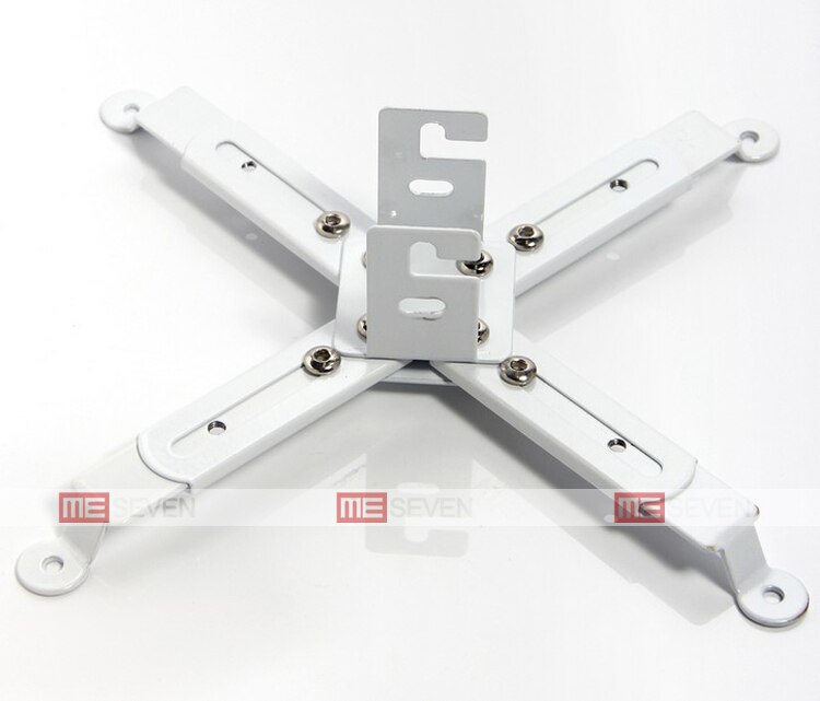 Portable Lightweight Universal Extendable Ceiling Mount Wall Holder Bracket Hanging for Device Use 4 Holes for Mounting