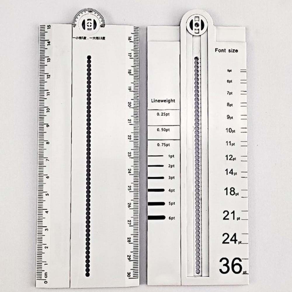 1Pcs 30Cm Transparante Rechthoek Vouwen Heerser Gradenboog Student Briefpapier Math Tekening Tool School Kantoorbenodigdheden