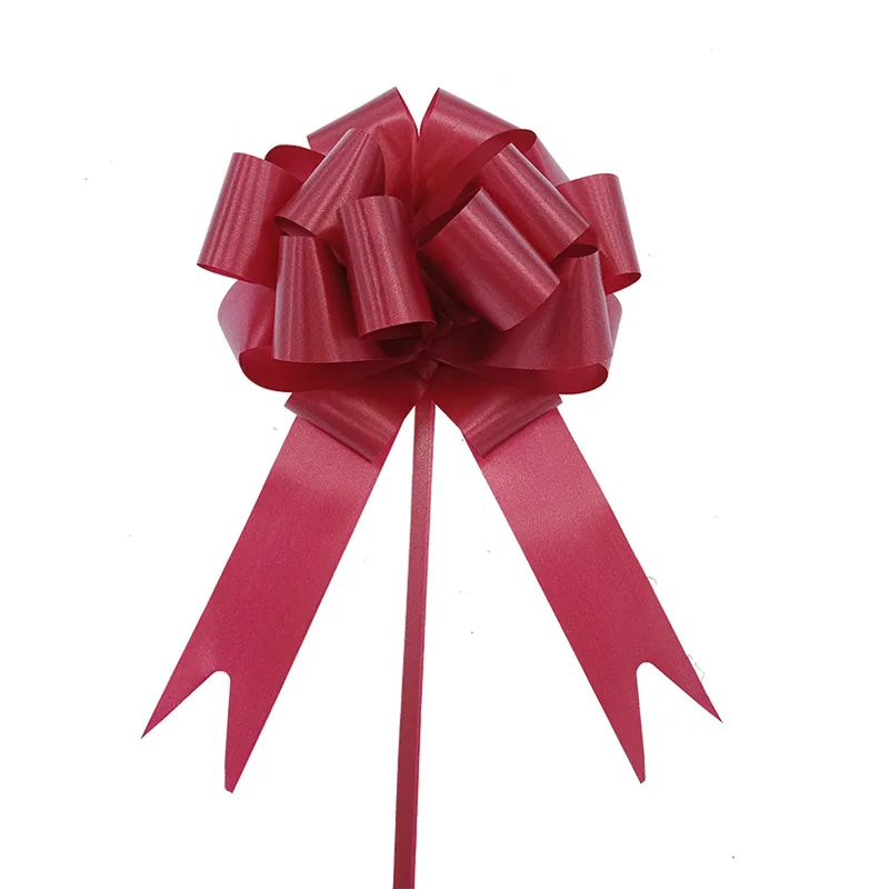 30 stuks kerstslinger bloemlint bruiloft geschenkdoos verpakking lint stereoscopische bolvormige hand getrokken bloem: Olijf