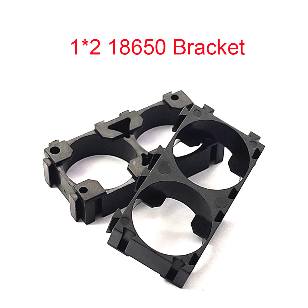 18650 Lithium Cell Cylindrical Battery Case Holder Batteries Pack Plastic Holder Bracket for Diy Battery Pack: Blue