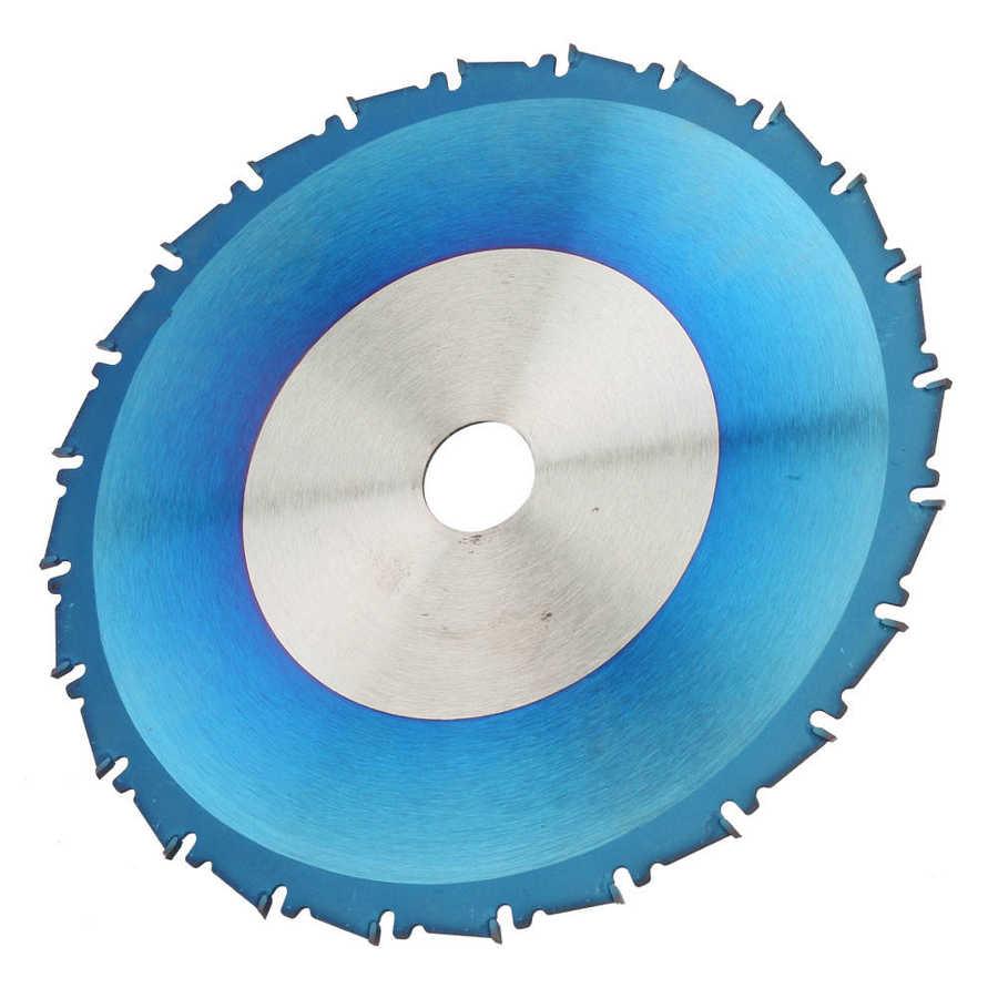 Carbide Blue Plating Circular Saw Cutting Blade Disc for Wood Soft Metal Circular Saw Cutting Blade