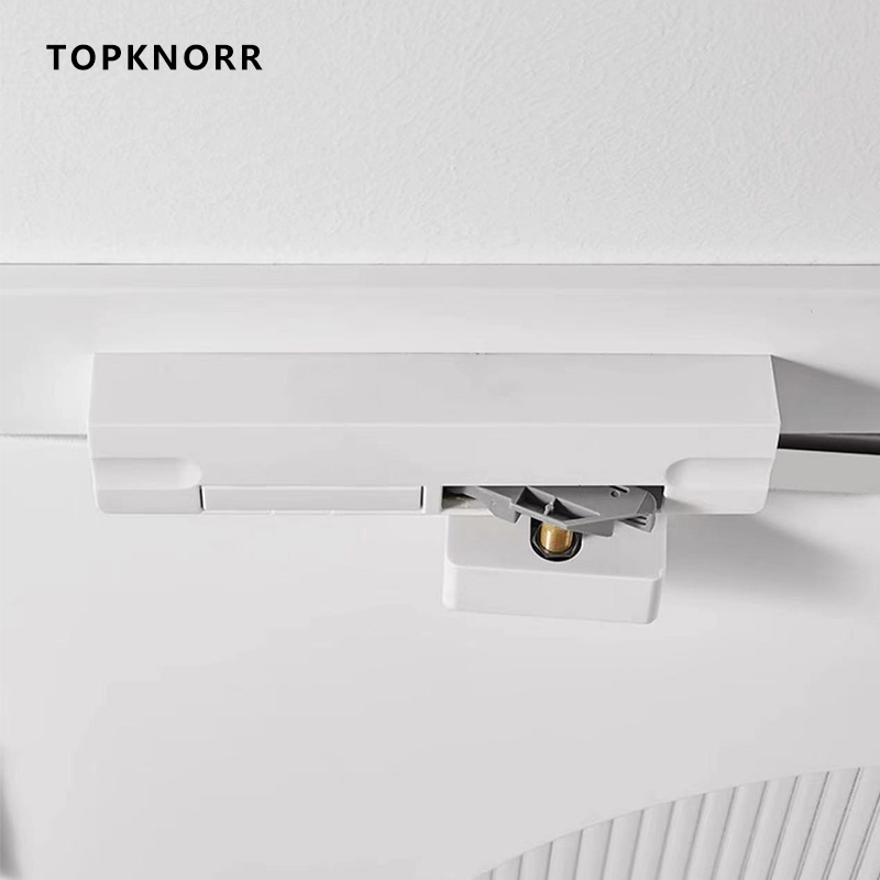 Door Damping Buffer Wooden Door Flat Outward Opening Invisible Door Home Closing Silent Hydraulic Door Closer Anti-pinch
