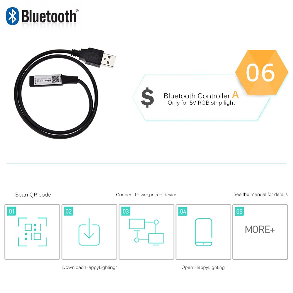 USB RGB LED Controller 5V Led Streifen Licht Fernbedienung 4pin Buchse für Ledstrip RGB Dimmer DC 5V JQ
