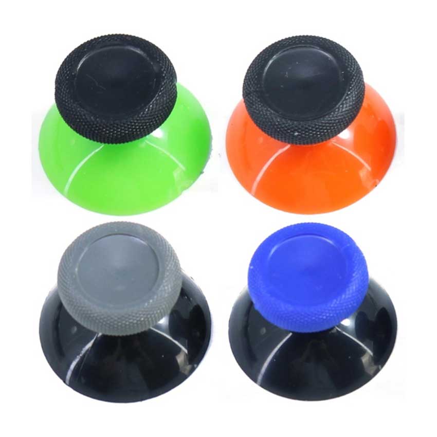 Decyzja wspólnego komitetu eog 4 sztuk dla microsoft xbox One S 3D analogowy palce kciuki uchwyt nasadka na dżojstik grzyb ThumbSticks: ABCD