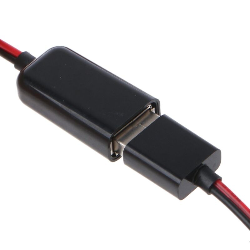 1 Pair Alligator Test Clips Clamp to USB Male Female Connector Power Supply Adapter Cable Wire 50cm Voltmeter Ammeter Monitor