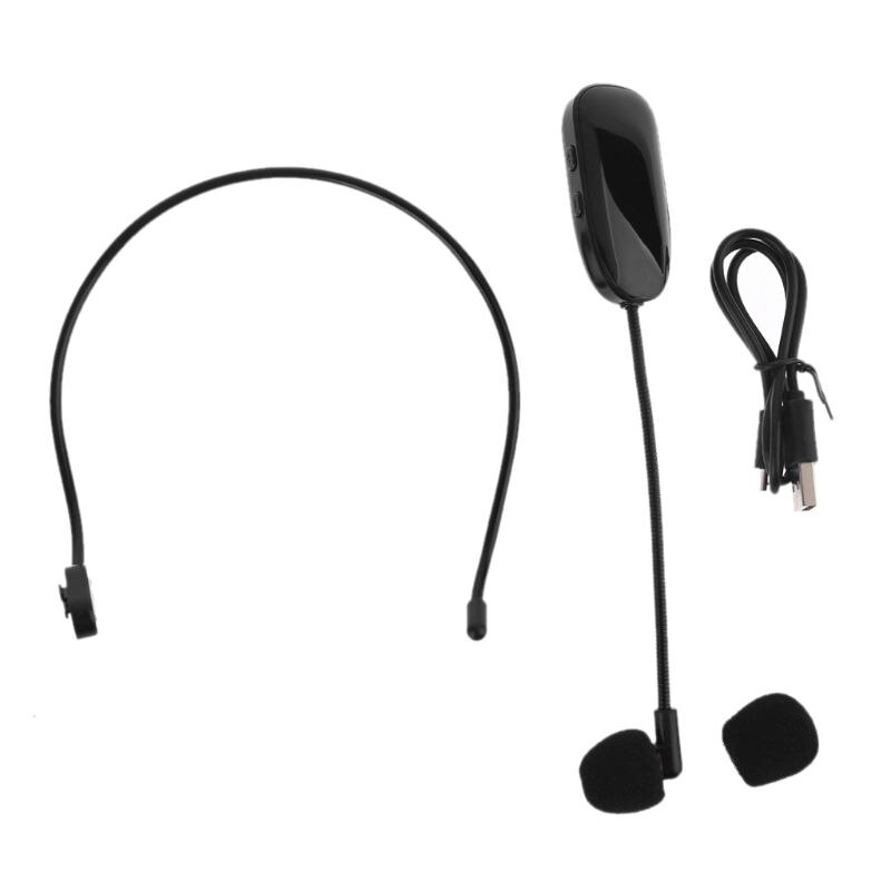 Hoofd Slijtage Mic Fm Draadloze Microfoon Voor Radio Luidspreker Gids Onderwijs: Default Title