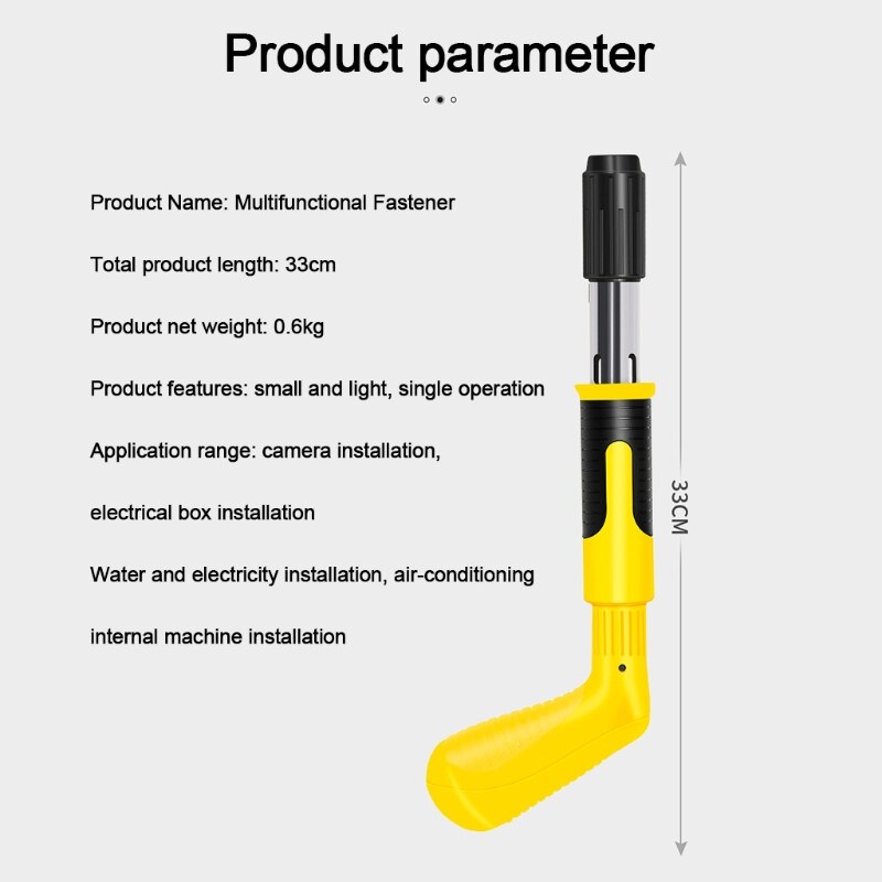 Industrial Manual Steel Nails Tool for Air Conditioner Internal Machine Installation for Fixing Trunking Water Conduit