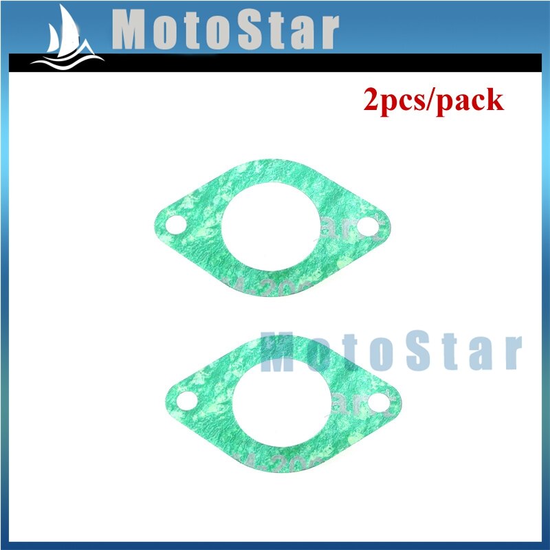 Manifold Intake Pipe Gasket For Zongshen Z190 190cc ZS1P62YML-2 Pit Dirt Motor Bike: 2 pieces