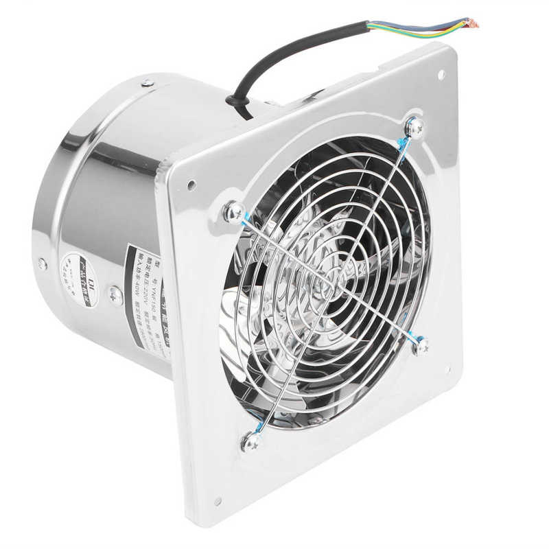 7.5in Exhaust Extractor Fan 7 Blades Low Noise Ventilation for Home Bathroom Toilet 40W 220V Ventilator