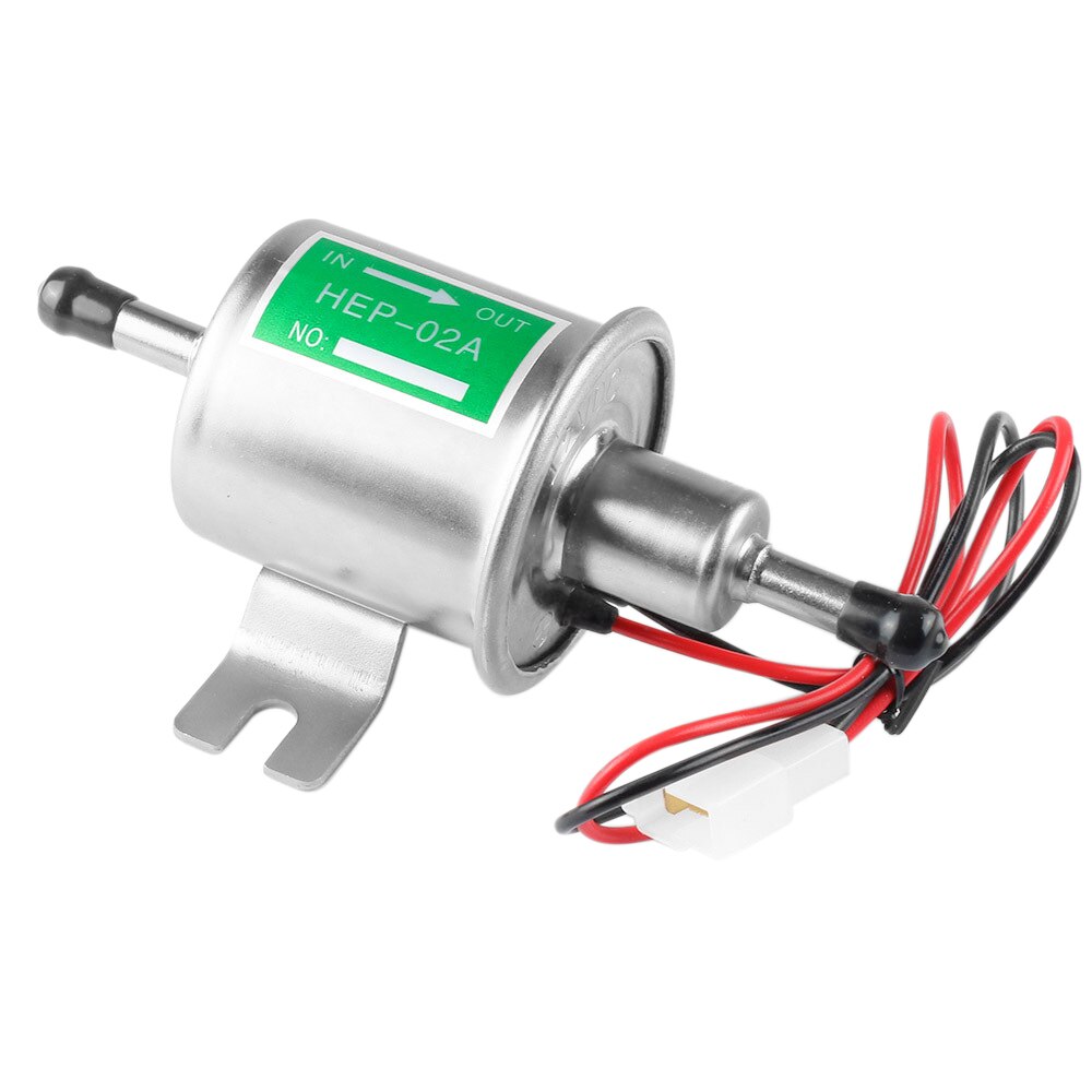 Universaali metalli kiinteä bensiini bensiini 12v riviauto sähköinen polttoainepumppu hep -02a matalapaine nissan mazda toyota hopea