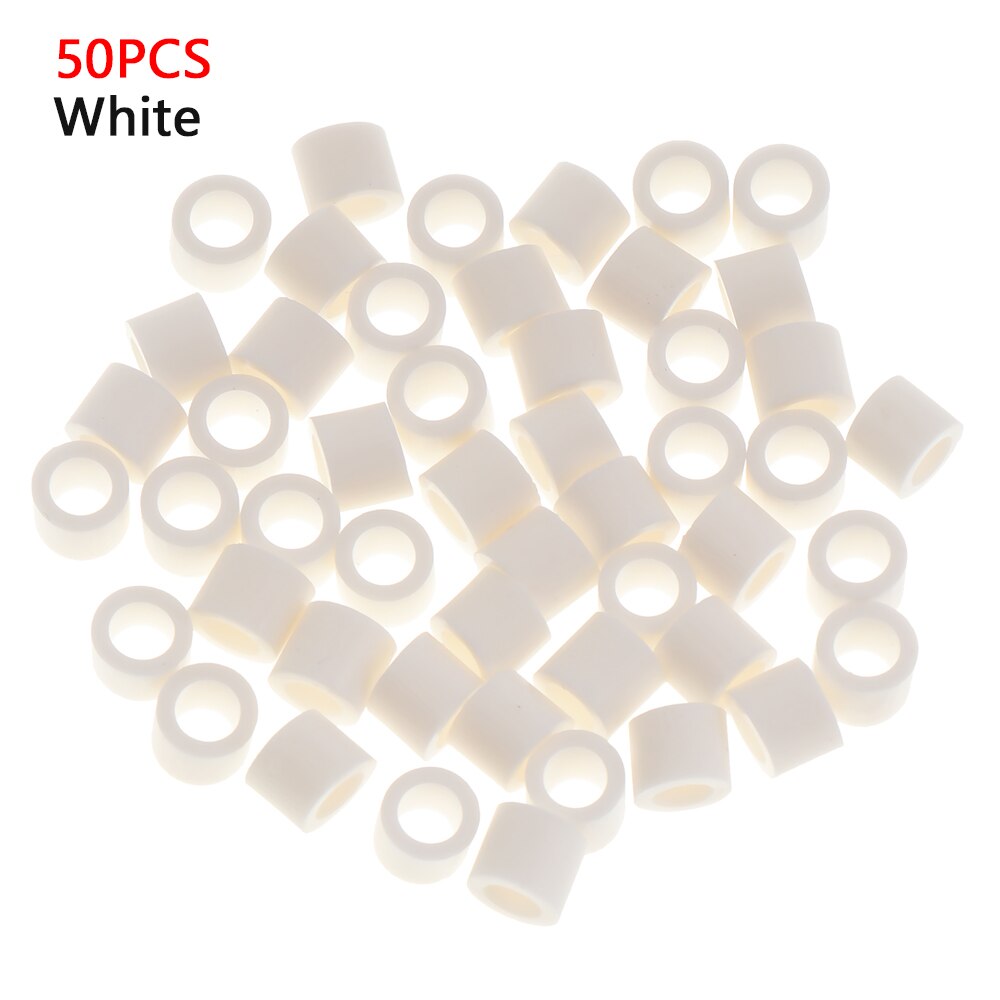 50PCS/Pack Cylindrical Silicone Cord Locks Toggles for Mask Drawstrings Adjustable Lanyard Buckle Elastic Cord Adjuster Non Slip: W