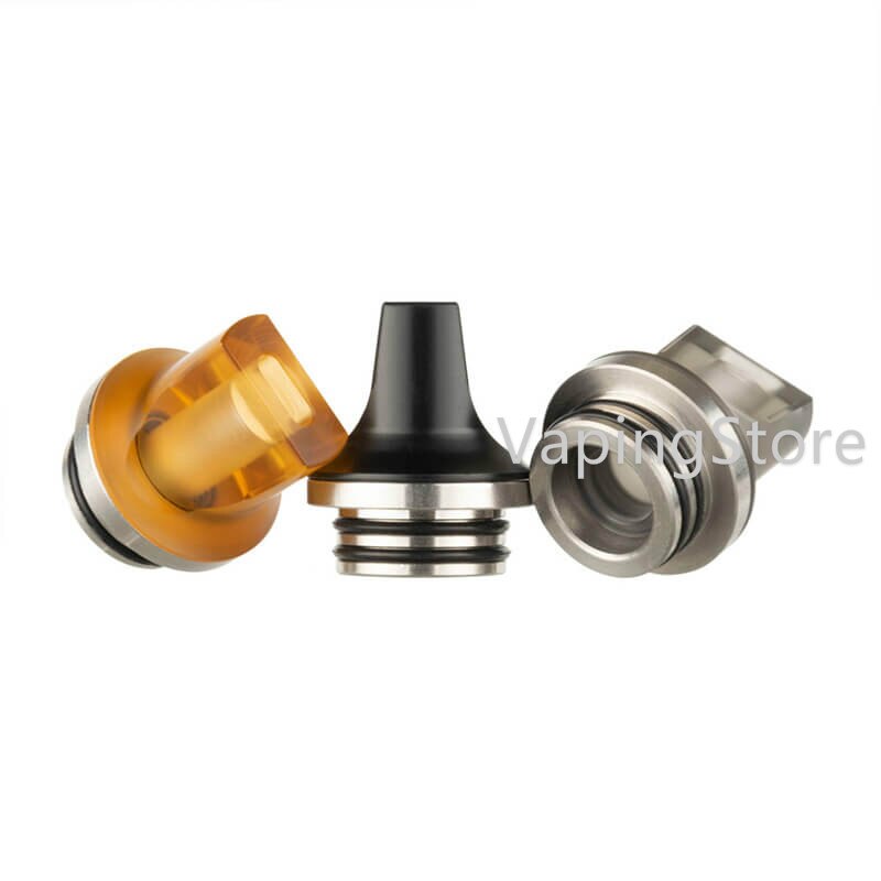 Delrin SS 810 Flat Drip Connector Tip Polished Adaptor Odan Tank/Odan Mini Tank/Skrr S/NRG Tank/Hellvape Destiny RTA Mouthpiece