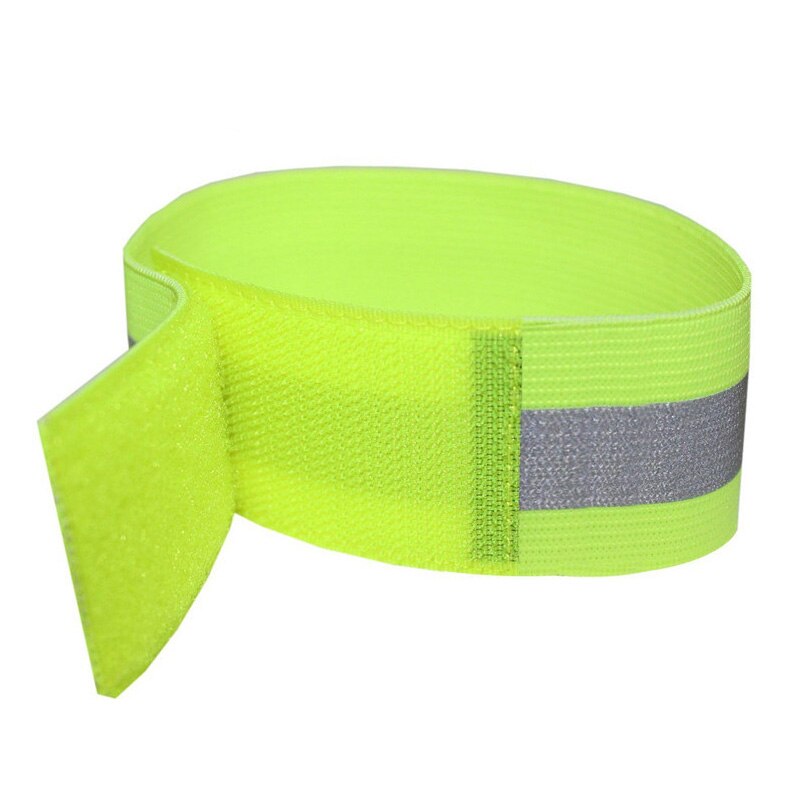Noc wysoka widoczność bezpieczeństwo w miejscu pracy taśma ostrzegawcza bieganie jazda na rowerze zewnętrzne opaski odblaskowe elastyczna opaska