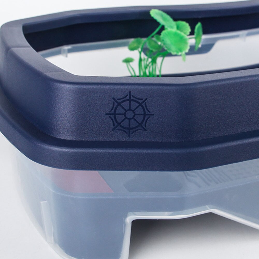 1PC Turtle Tank Plastic Durable Portable Triple Layer Bathing Box Container Feeding Holder for Tortoise