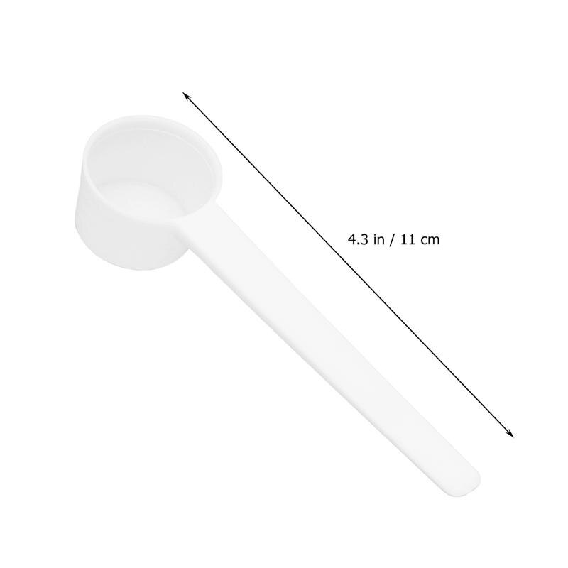 Cuchara medidora de plástico no tóxico de grado alimenticio de 10 piezas, cucharilla de café, cuchara, leche en polvo, cucharas de cocina