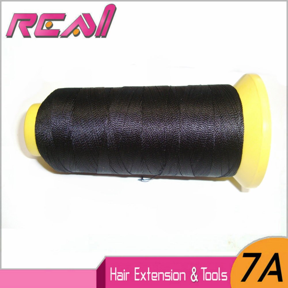 1Pc Hair Weave Thread And 1Pc Hair Weaving Needle , Nylon Hair Weaving Thread And C Type Curved Hair Sewing Needle