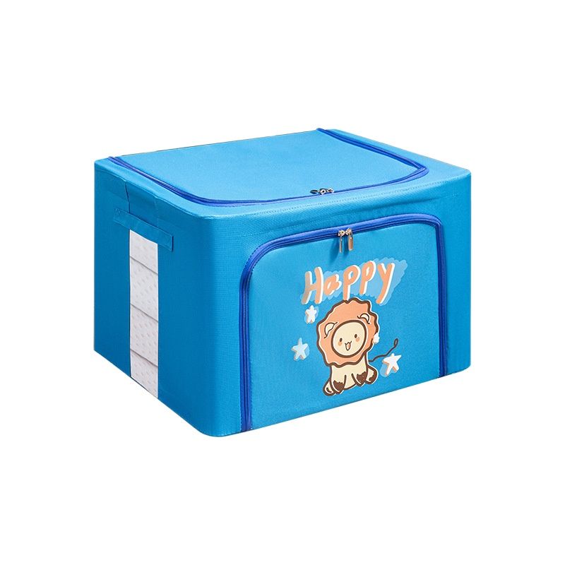 Cartoon foldable storage box household clothes quilt storage box large Oxford Bubner box storage box