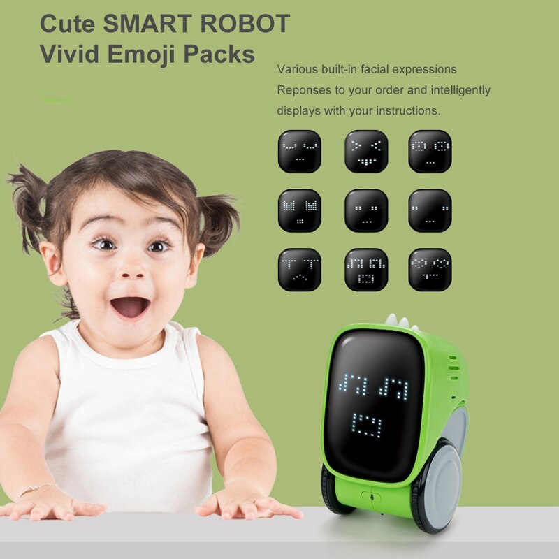 Smart Robots for Kids Robot Toy Gesture Sensing USB Charging with Voice Control and Touch Sensor for Boys Girls
