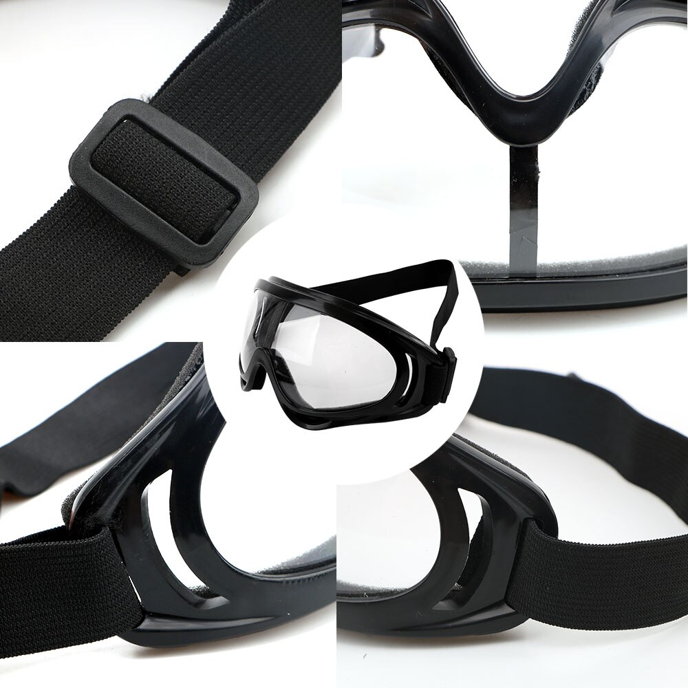 Pc Veiligheidsbril Volledig Afgesloten Transparante Lens Bril Eye Beschermende Bril Anti-Fog Antisand Dust Resist Uv Licht