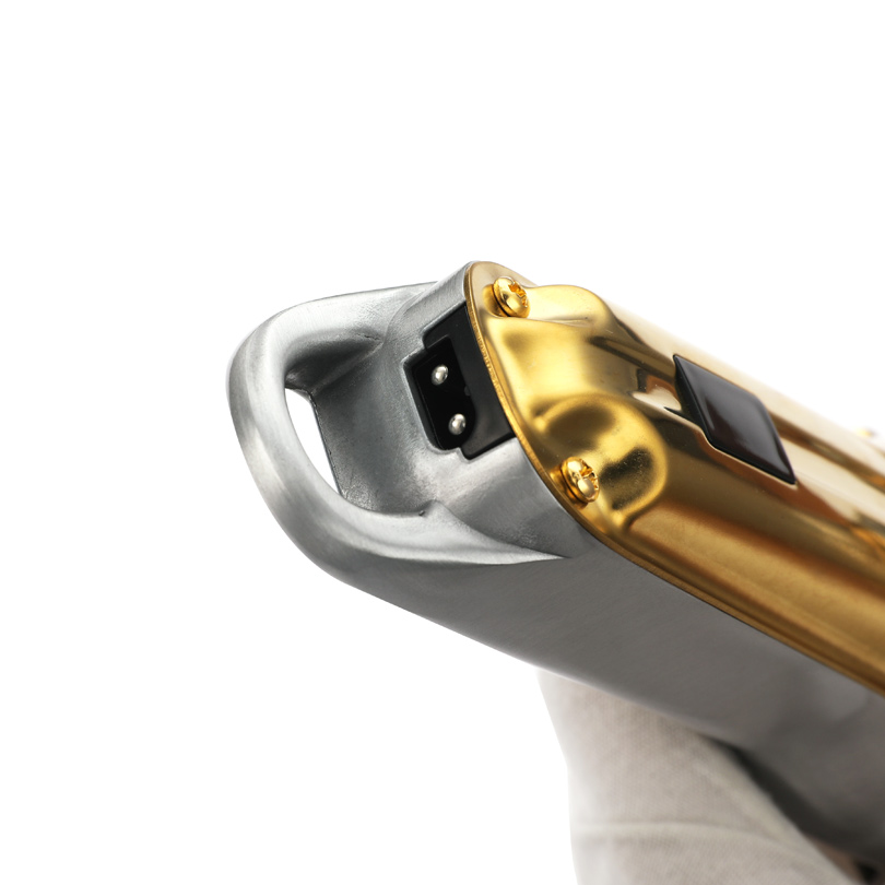 Vgr Zilver Alle-Metalen Kapper Professionele Tondeuse Elektrische Draadloze Lcd Tondeuse Goud Zilver Haar Snijmachine Maaier