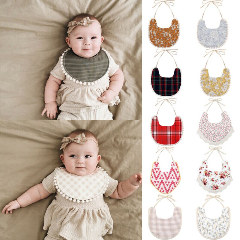 1Pc Baby Meisje Jongen Waterdicht Handdoek Kids Peuter Diner Voeden Enkele/Dubbeldeks Leuke Bib