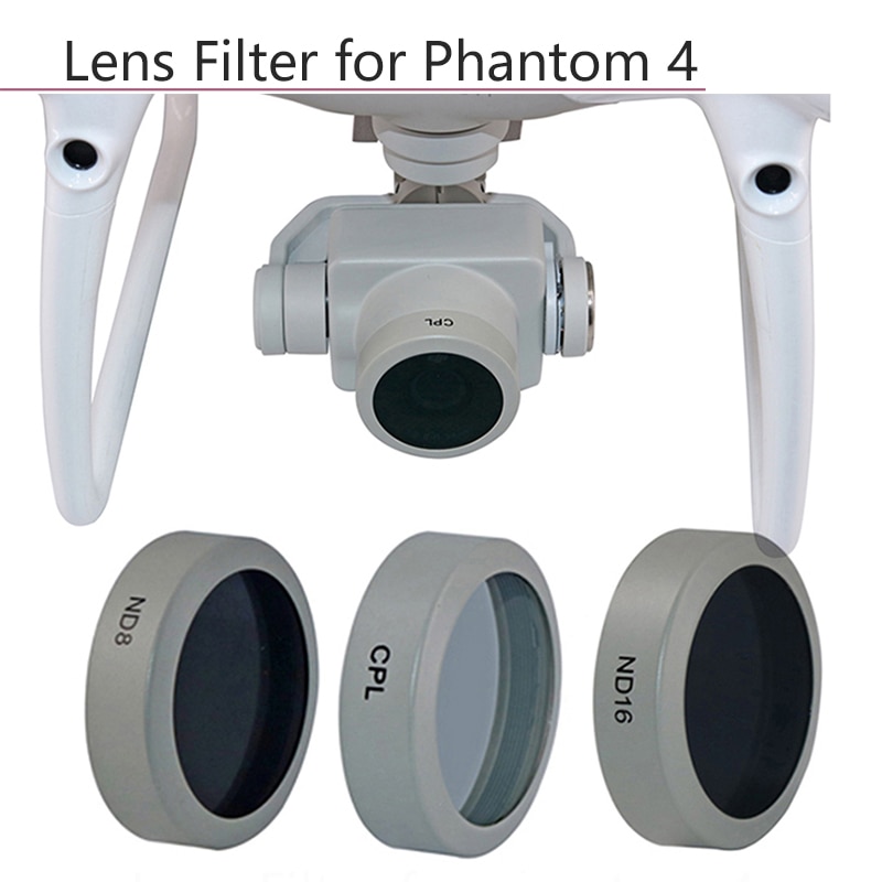 Filter Kits Uv Neutrale Dichtheid ND4 ND8 ND16 Cpl Polarisatie Lens Filter Voor Dji Phantom 4 Pro 4A Geavanceerde Camera spare Accessoire