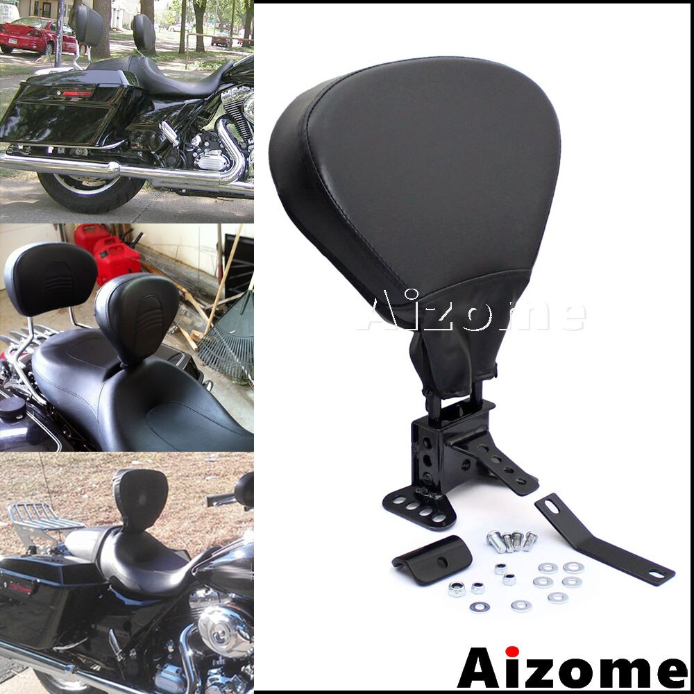 Motorcycle Verstelbare Driver Rider Rugleuning Pad Voor Touring Harley Road King Street Glide Electra Road Glide