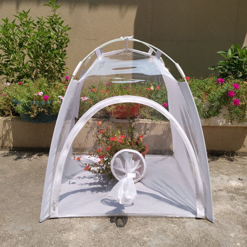Cobertizo de aislamiento multifuncional para plantas, Mini invernaderos plegables transparentes de PVC para jardín, habitación cálida de PVC