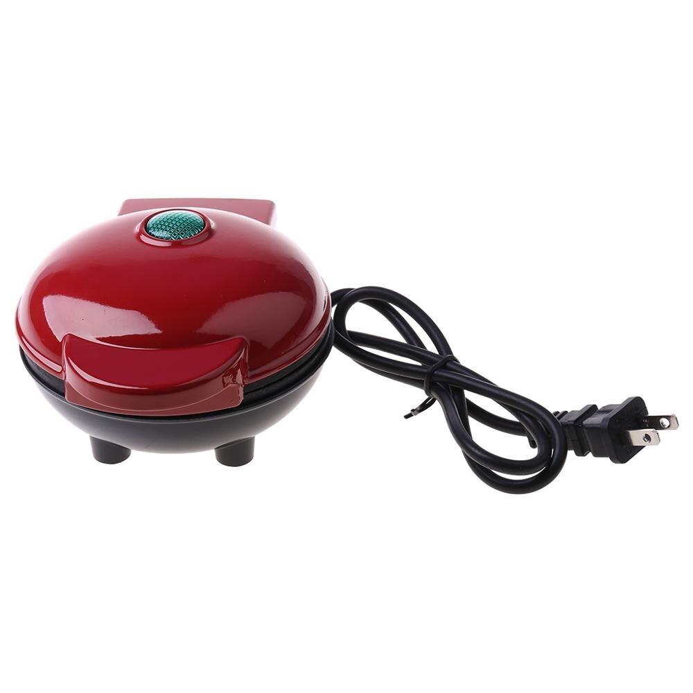 Mini Waffle Maker Machine Classic Breakfast Individual Round Kitchen Nonstick