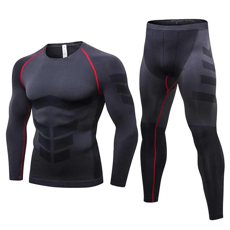 Fanceey Anti microbial Winter Thermo Underwear Thermal Men Long Johns Thermal Clothing Rashgard Kit Long Compression Underwear