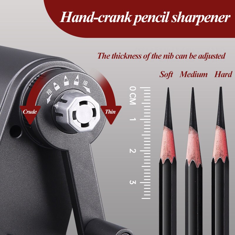 Faber Castell artistes taille-crayon à pointe longue Points réglables manuellement pour crayons à charbon d'art/dessin/crayons de croquis