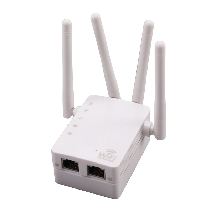 AC 1200Mbps Wireless Wifi Repeater 2.4G / 5G Dual Band Wifi Signal Amplifier: US PLUG