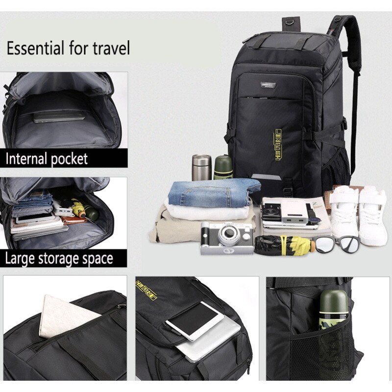 Sac à dos de voyage pour hommes et femmes, grande capacité de 80l, pour Trekking en plein air, pour adolescents, meilleure