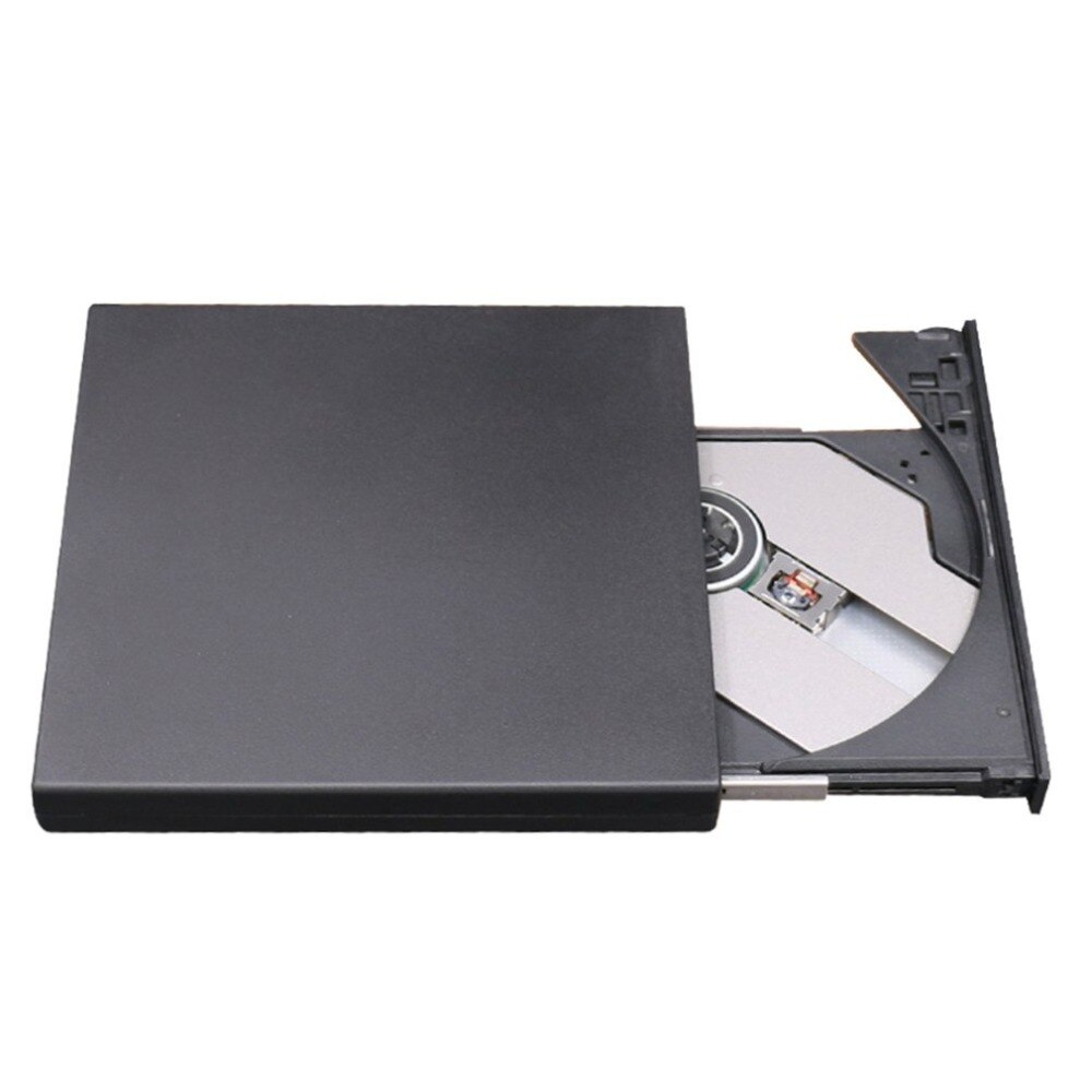 Draagbare Size Plug & Play Externe Drive Usb 2.0 Brander Cd + Rw Dvd Reader Rom Cd Writer Geschikt Voor mac Voor Win7/8/10