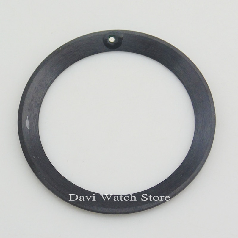 40mm insert Zwarte Keramische bezel fit ROL herenhorloge Vervanging