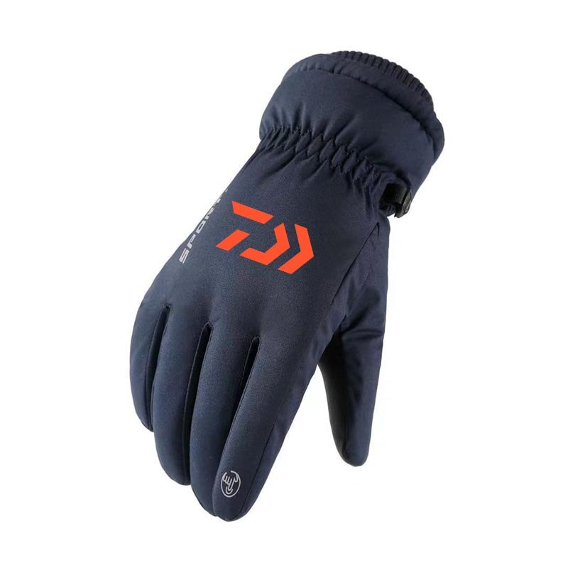 Zwxqe Gants De Pêche, Gants De Pêche D'hiver En Polaire, Gants De Pêche D' Hiver En Plein Air, Gants De Pêche Sur Glace En Polaire Avec Capacité Tactile – Gants Antidérapants Pour Temps