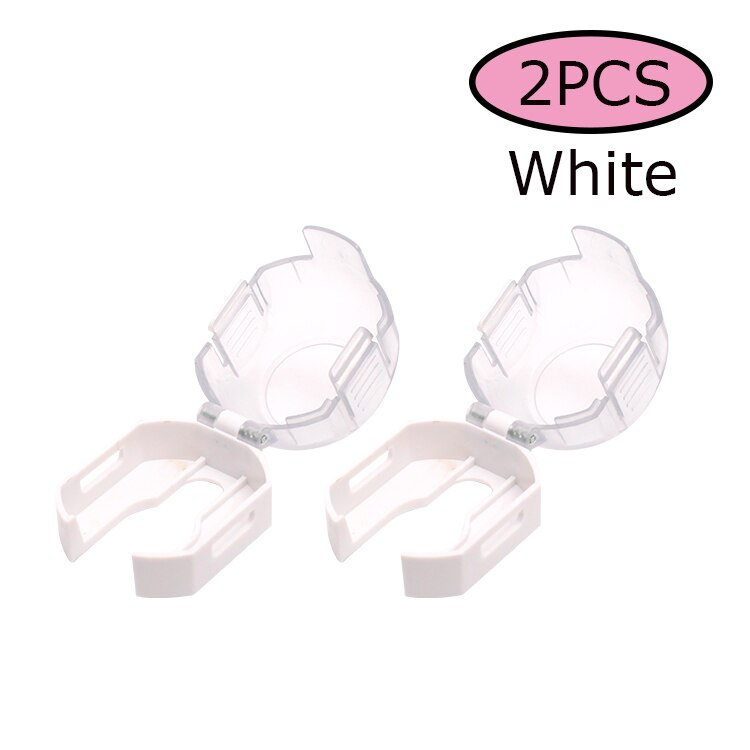 EUDEMON 2PCS Security door child safety lock baby room door anti-lock protection cover protective equipment: White-2pcs